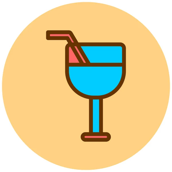 Trinken Web Symbol Einfache Illustration — Stockvektor