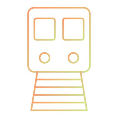 tren simgesi vektör illüstrasyonu