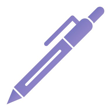 Kalem. Web simgesi basit illüstrasyon