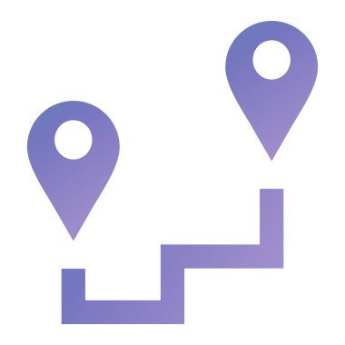 konum. Web simgesi basit illüstrasyon