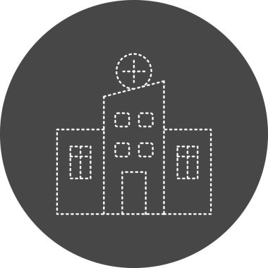 İş ve finans simgesi çizgisinin vektör illüstrasyonu.