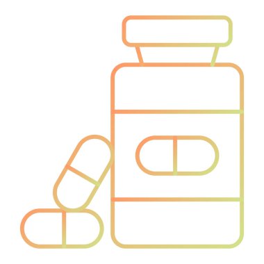 hap vektör simgesi modern basit illüstrasyon