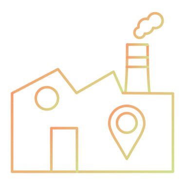 Bir bitki simgesinin vektör illüstrasyonu