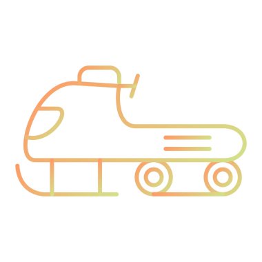 Bir spor araba simgesinin vektör illüstrasyonu