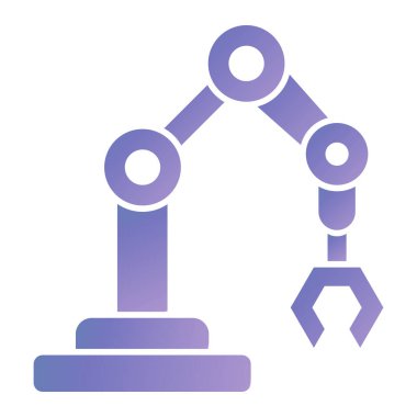 robot. Web simgesi basit illüstrasyon