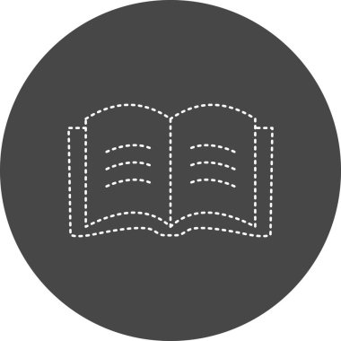 Kitap simgesinin vektör illüstrasyonu 