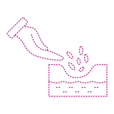 hand drawn doodle icon with shadow, vector illustration