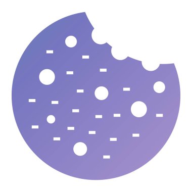 donut. Web simgesi basit illüstrasyon