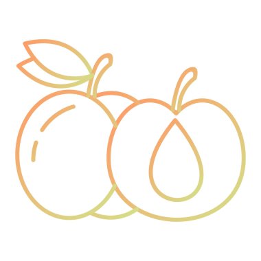 Taze meyvelerin vektör çizimi