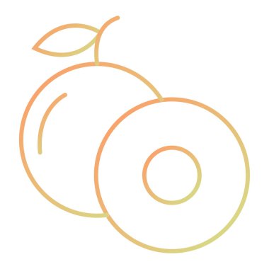 organic food icon. vector illustration