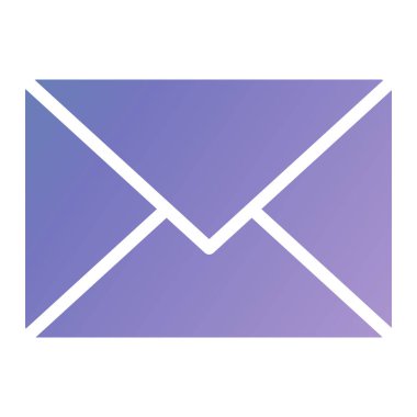 zarf simgesi, vektör çizimi