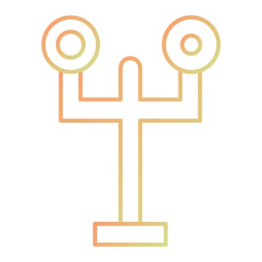 Basit ve modern simgenin vektör illüstrasyonu