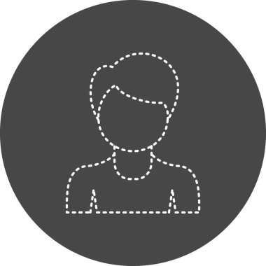 kullanıcı. Web simgesi basit illüstrasyon