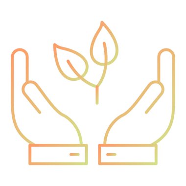 Ekoloji simgesinin vektör illüstrasyonu