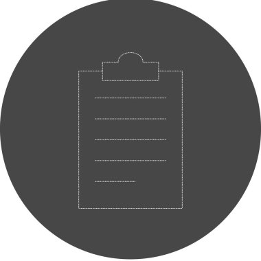 Pano simgesi, vektör illüstrasyonu basit tasarım