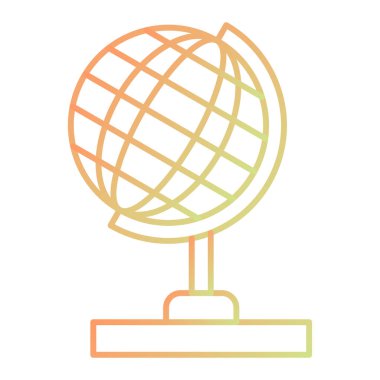 Küresel simge vektör illüstrasyonu