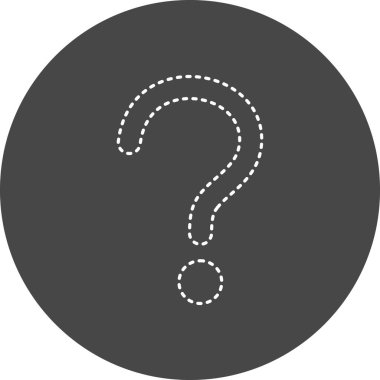 question mark icon, web illustration