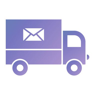 delivery truck with a box icon
