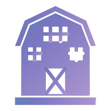 Ev. Web simgesi basit illüstrasyon