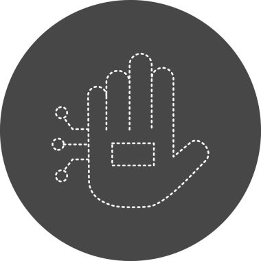 Kişisel ve ticari kullanım için güzel bir simgenin vektör çizimi.