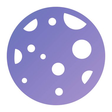 isolated object of pizza and space symbol. collection of biscuit and planet stock vector illustration.