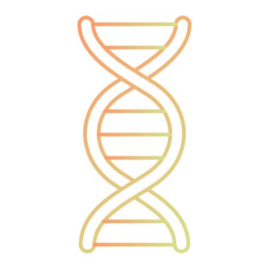 DNA simgesi vektör illüstrasyonu