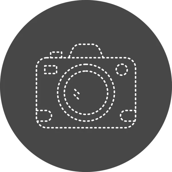 Toy Camera Web Icon Simple Design — 图库矢量图片