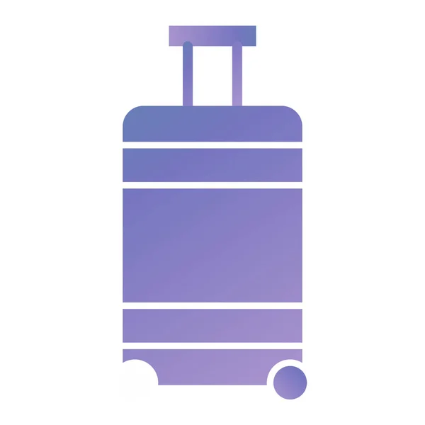 Reisekoffer Symbol Einfache Illustration Von Gepäckvektorsymbolen Für Das Web — Stockvektor