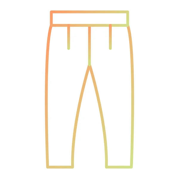 Pantalones Icono Web Ilustración Simple — Vector de stock