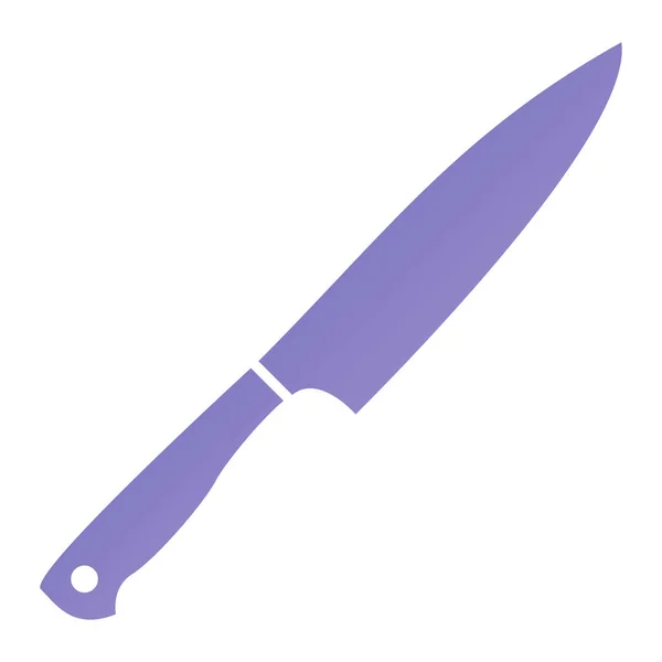 Knife Web Icon Simple Illustration — Stock Vector