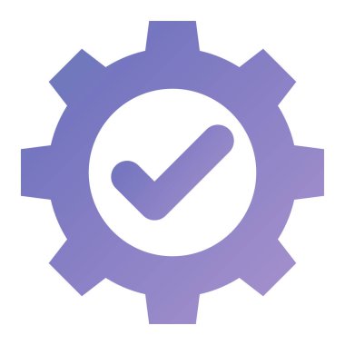 ayarlar vektör simgesi modern basit tasarım