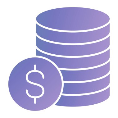 Dolar Sikkeleri. Basit illüstrasyon