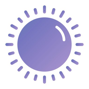 Güneş Simgesi Vektör illüstrasyonu