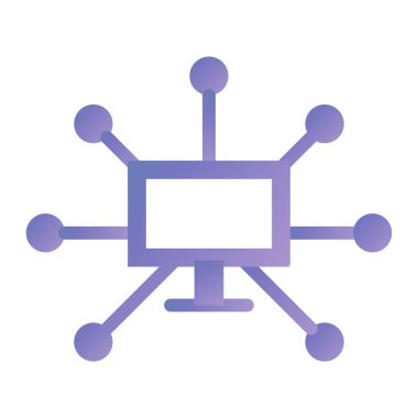 ağ bağlantısı. Basit resimleme