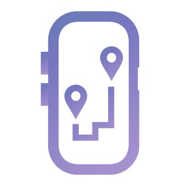 gps navigasyon konumu ikon vektör illüstrasyon tasarımı