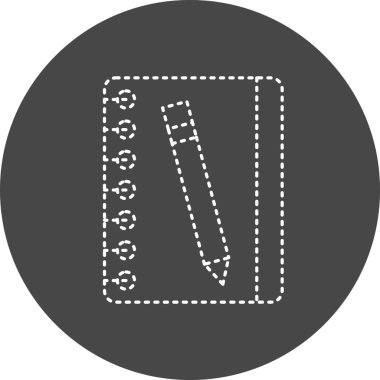 Kitap simgesinin vektör illüstrasyonu 