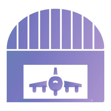 Modern yapı simgesinin vektör illüstrasyonu