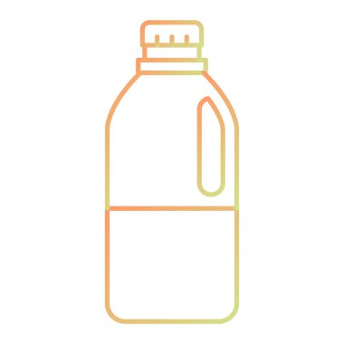 Şişe simgesi. Web için su pompası vektör simgelerinin basit gösterimi