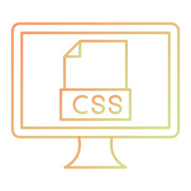 dosya biçimi simgesi, vektör illüstrasyonu