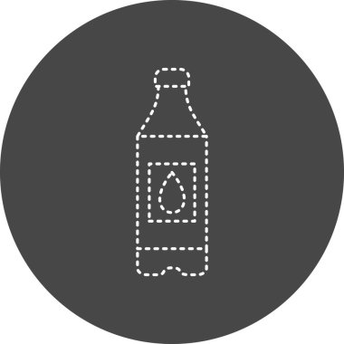 bottle. web color icon simple illustration