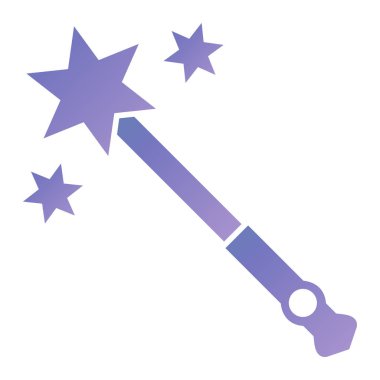 Sihirli değnek. Basit resimleme