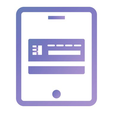 Kredi kartıyla. Basit resimleme