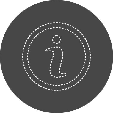 Info, Information web icon, vector illustration 