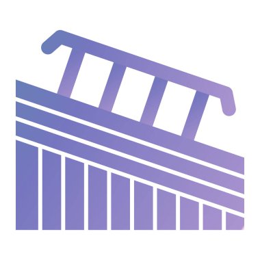 Modern b 'nin vektör illüstrasyonu eksik simgesi