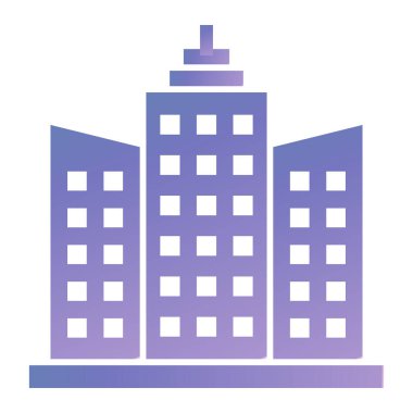 Bina. Web simgesi basit tasarım