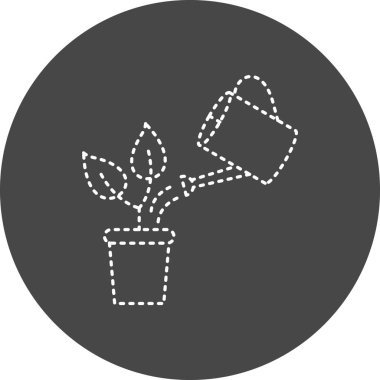 vector illustration of modern Watering   icon