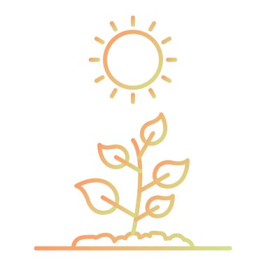 çiçek simgesi vektör illüstrasyonu