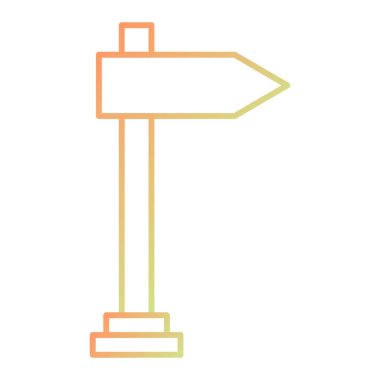 işaret posta simgesi vektör illüstrasyonu