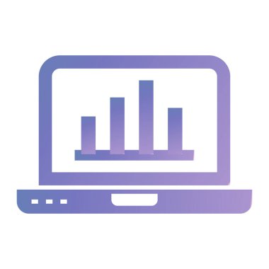 Bilgisayar. Web simgesi basit illüstrasyon