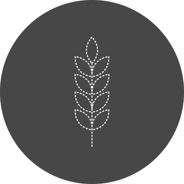 buğday simgesinin vektör illüstrasyonu